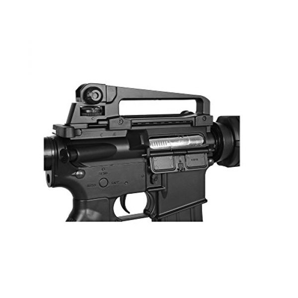 Lancer Tactical Airsoft Rifle 5 Lancer Tactical LT-03B CRANE STOCK M4 AEG METAL GEAR (Color BLACK)