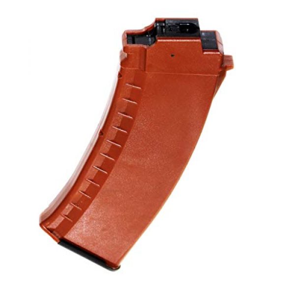 Airsoft Gang Airsoft Gun Magazine 1 Airsoft Parts Battleaxe 480rd Hi-Cap Magazine for Tokyo Marui Next Gen Gen2 AK EBB Orange Brown