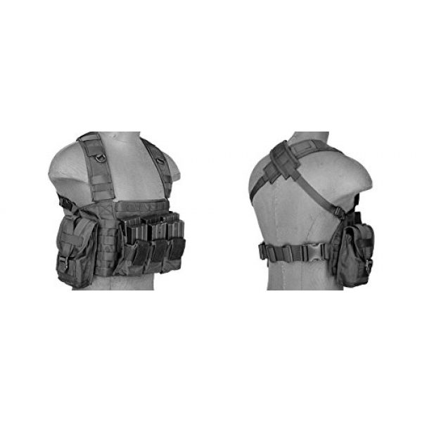 LT Airsoft Tactical Vest 4 LT Airsoft Tactical Vest Modular Rig Mag Pouch Hydration Pouch Multi Colors