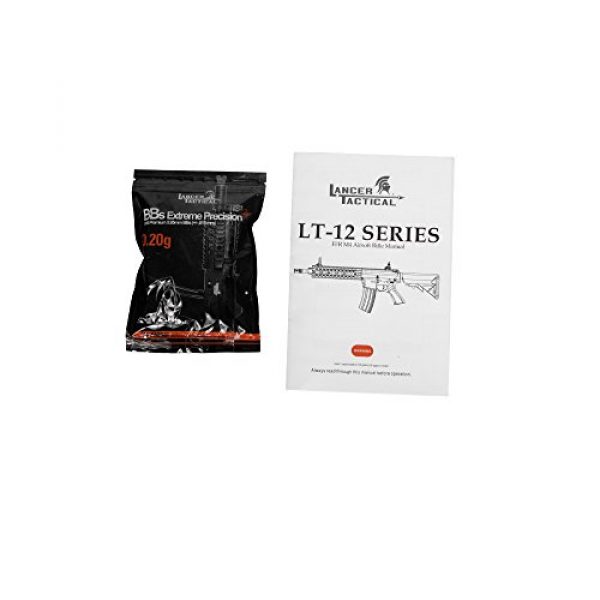 Lancer Tactical Airsoft Rifle 7 Lancer Tactical LT-12B 10" Free Float Rail M4 Aeg Metal Gear Airsoft Gun Gear Airsoft Rifle Shooting Gun Machine