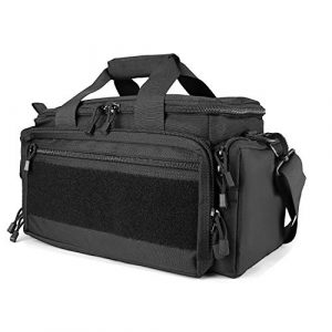 Polaland Pistol Case 1 Polaland Tactical Gun Range Bag Pistol Shooting Duffle Bag, Deluxe Padded Shooting Range Bag Large Handguns Magazine Ammo Gear Accessories Pouch for Hunting Shooting Range Sport