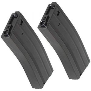 Generica Airsoft Gun Magazine 1 Airsoft Spare Parts CYMA 2pcs 350rd Hi-Cap Mag Magazine for M4 M16 Series AEG Black