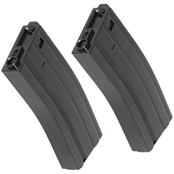 Generica Airsoft Gun Magazine 1 Airsoft Spare Parts CYMA 2pcs 350rd Hi-Cap Mag Magazine for M4 M16 Series AEG Black