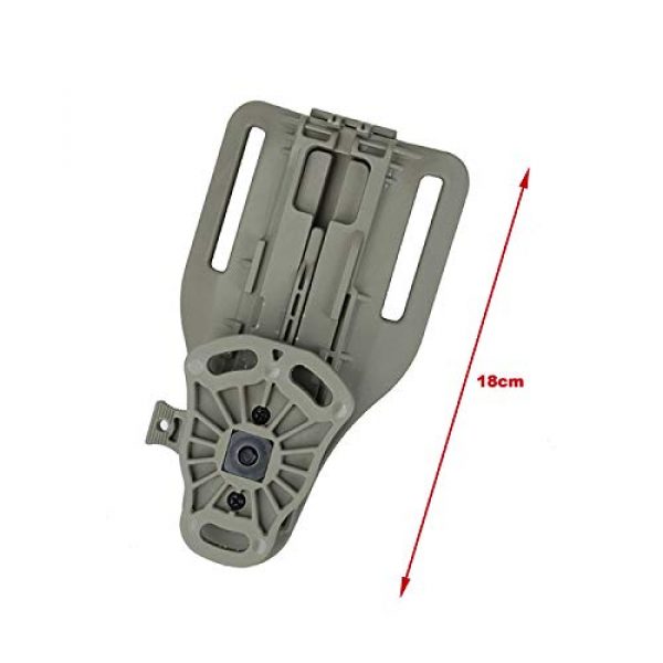 TMC Airsoft Gun Holster 3 TMC Adjustable Belt Holster Drop Adapter (KK) Paintball Airsoft