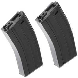 Airsoft Gang Airsoft Gun Magazine 1 Airsoft Parts CYMA 2pcs Pack 270rd Plastic Magazine for M4 Series AEG Black