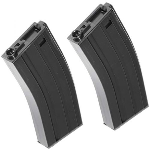 Airsoft Gang Airsoft Gun Magazine 1 Airsoft Parts CYMA 2pcs Pack 270rd Plastic Magazine for M4 Series AEG Black