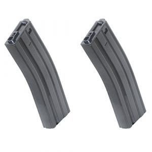 Airsoft Shopping Mall Airsoft Gun Magazine 1 Airsoft Shooting Gear 2pcs 450rd Mag Hi-Cap Magazine For Classic Army WE JG CYMA Tokyo Marui D-BOYS M4 M16 Series AEG Black