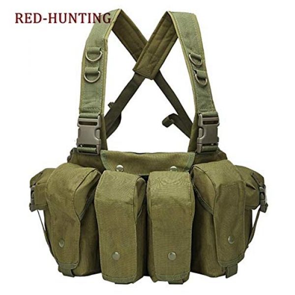 Shefure Airsoft Tactical Vest 2 Shefure New Camouflage Tactical Vest Airsoft Ammo Chest Rig AK 47 Magazine Carrier Combat Military Outdoor Paintball Hunting Vest