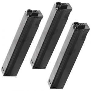 Airsoft Gang Airsoft Gun Magazine 1 Airsoft Parts CYMA 3pcs 110rd Straight Mag Mid-Cap Magazine for CYMA JG Golden Eagle G&P Tokyo Marui MP5 Series AEG Black