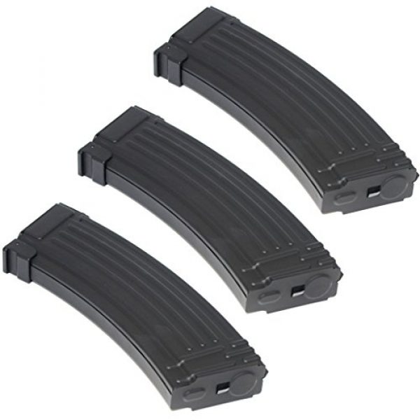 Airsoft Gang Airsoft Gun Magazine 1 Airsoft Parts 3pcs Pack CYMA 140rd Mid-Cap Metal Magazine for AK-Series AEG Black