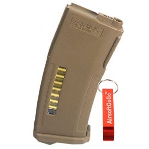PTS Syndicate Airsoft Gun Magazine 1 PTS EPM 150rd Enhanced Polymer AEG Magazine Black for M4 series AEG Dark Earth [For Airsoft Only]