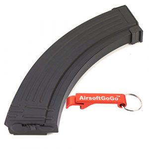 AirsoftGoGo Airsoft Gun Magazine 1 3X Hi-Cap 800rd Metal Magazine for AK47 AKS74 AK74U AK47 RPK4 Marui Std Airsoft AEG [For Airsoft Only]