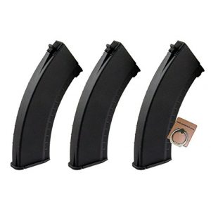 CYMA Airsoft Gun Magazine 1 CYMA 550rds AKM High Speed Flash Airsoft Magazine For AK47 AK74 X 3PCS -Mobile Ring Included