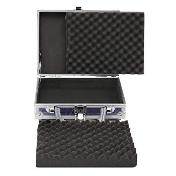 T.Z. Case International Pistol Case 3 T.Z. Case International Value-Tech Ladies Handgun Case, 10" x 8" x 3", Violet, U10199VLT