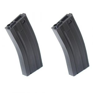Airsoft Shopping Mall Airsoft Gun Magazine 1 Airsoft Shooting Gear 2pcs 300rd Mag Hi-Cap Magazine For G&P Tokyo Marui ICS Classic Army M-Series M4 M16 AEG