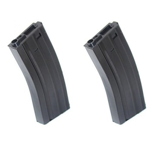 Airsoft Shopping Mall Airsoft Gun Magazine 1 Airsoft Shooting Gear 2pcs 300rd Mag Hi-Cap Magazine For G&P Tokyo Marui ICS Classic Army M-Series M4 M16 AEG