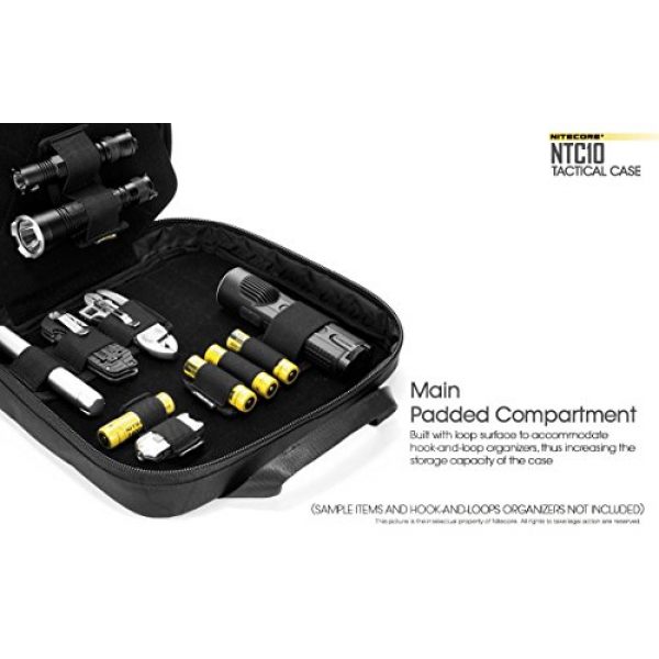 Nitecore Battery Case 3 Nitecore NTC10 Tactical Gear Carry case with EdisonBright BBX3 Battery case