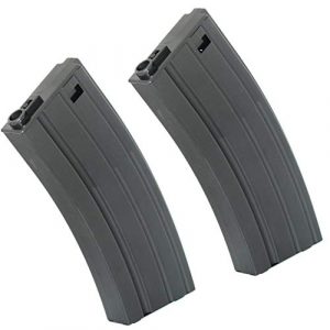 Airsoft Gang Airsoft Gun Magazine 1 Airsoft Parts CYMA 2pcs 190rd Mid-Cap Mag Magazine for M4 M16 Series Black