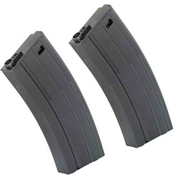 Airsoft Gang Airsoft Gun Magazine 1 Airsoft Parts CYMA 2pcs 190rd Mid-Cap Mag Magazine for M4 M16 Series Black