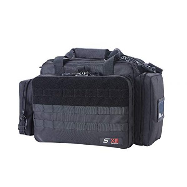 SXIII Pistol Case 2 SXIII S13 Tactical Pistol Range Bag 1000D Ballistic Denier (Light)