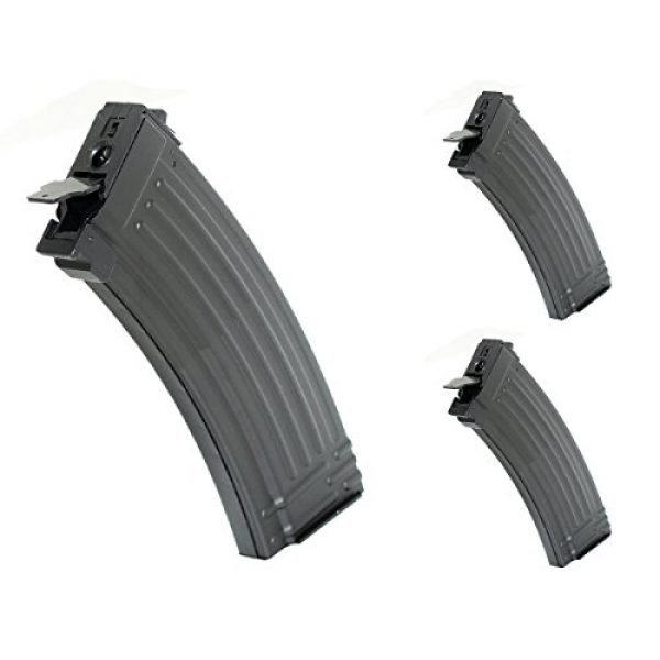 Airsoft Shopping Mall Airsoft Gun Magazine 1 Airsoft Shooting Gear CYMA 3pcs 500rd Hi-Cap Mag Magazine For CYMA ICS Tokyo Marui JG AK Series AEG Black