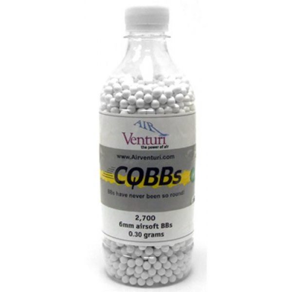Air Venturi Airsoft BB 1 Air Venturi Pro CQBBs 6mm Airsoft BBS, 0.30G, 2700 RDS, White