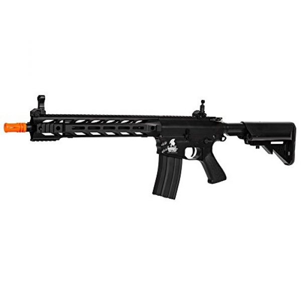 Lancer Tactical Airsoft Rifle 1 Lancer Tactical Interceptor SPR (Black LT-25B)