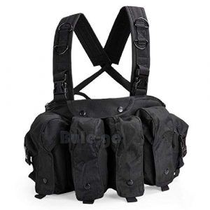 BGJ Airsoft Tactical Vest 1 BGJ Outdoor AK 47 Magazine Carrier Combat Vest Military Camouflage Tactical Vest Airsoft Ammo Chest Rig Hunting Gear