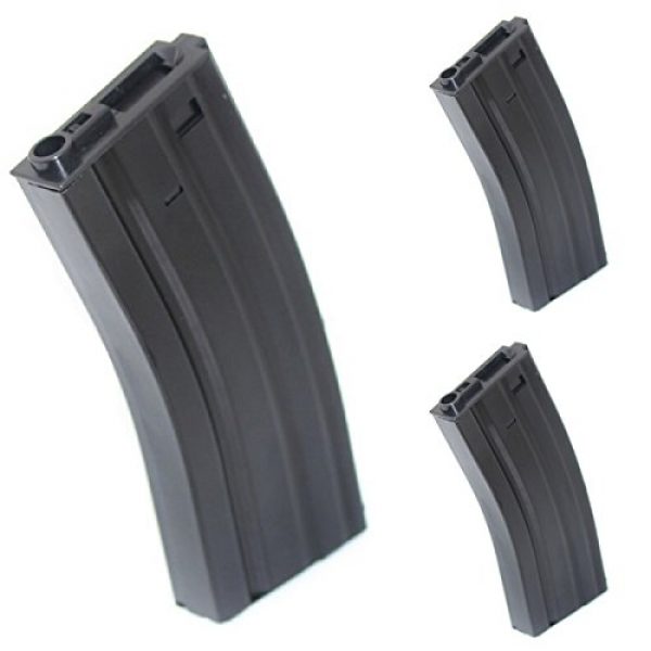 Airsoft Shopping Mall Airsoft Gun Magazine 1 Airsoft Shooting Gear 3pcs 300rd Mag Hi-Cap Magazine For G&P Tokyo Marui ICS Classic Army M-Series M4 M16 AEG