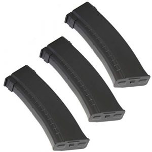Airsoft Gang Airsoft Gun Magazine 1 Airsoft Parts 3pcs Pack CYMA ABS 150rd Mid-Cap Magazine for AK-Series AEG Black
