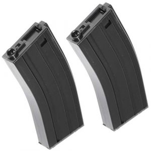 Generica Airsoft Gun Magazine 1 Airsoft Spare Parts CYMA 2pcs Pack 270rd Plastic Magazine for M4 Series AEG Black