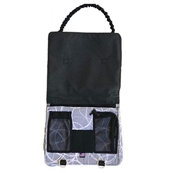 OffHand Gear Concealed Carry Bag 3 Offhand Gear Norb - No Ordinary Range Bag Messanger Conceal Carry - Gun Multipurpose Tactical Bag Made in the USA LIMITED EDITION (Greystone Swirl Fabric))
