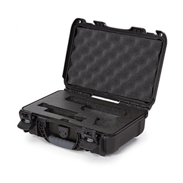Nanuk Pistol Case 1 Nanuk 909 2UP Waterproof Hard Case w/Custom Foam Insert for Glock Pistols