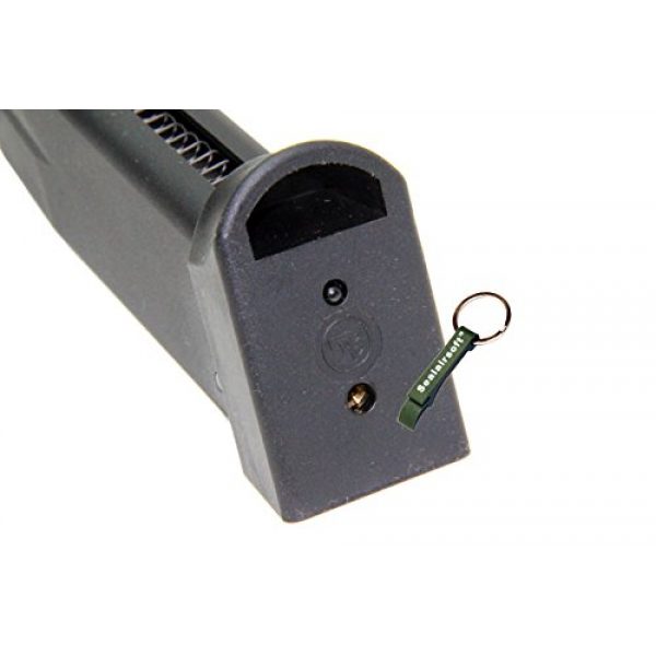 KJW Airsoft Gun Magazine 4 KJ Works 26rds Airsoft Metal 6mm GAS Magazine For CZ75 SP01 Shadow GBB Black -Mobile Ring Included