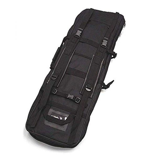 Fouos Rifle Case 2 FOUOS 85cm Tactical Rifle Case, Military Rifle Storage Case, M4 Gun Bag Adjustable Shoulder Strap Gun Bag Pistol Airsoft Backpack for Hunting,