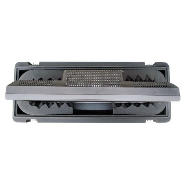 SKB Pistol Case 3 SKB Equipment Case, Roto-Molded LCD Case fits 20 - 26 Screens, Universal Foam Pad Set
