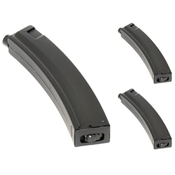 Airsoft Shopping Mall Airsoft Gun Magazine 1 Airsoft Shooting Gear 3pcs Pack CYMA 260rd Hi-Cap Magazine for MP5 Series AEG Black