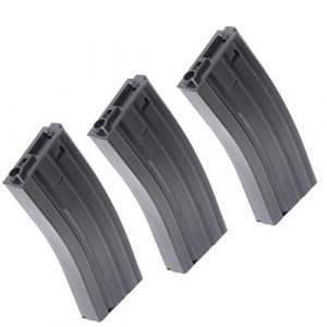 Generica Airsoft Gun Magazine 1 Airsoft Spare Parts 3pcs 300rd Mag Hi-Cap Magazine for G&P Tokyo Marui ICS Classic Army M-Series M4 M16 AEG