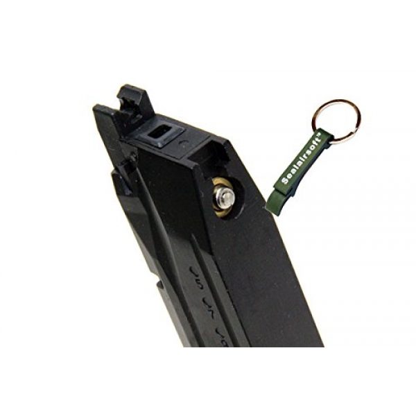 WE Airsoft Gun Magazine 2 WE 22rds Airsoft Gas Magazine For M&P Series GBB Black -Mobile Ring Included