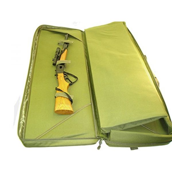 Explorer Cases Rifle Case 5 Explorer PAT3 Military Outdoor Clothing Ranger Double 3 Rifles Weapon Gun Case Padded long Tactical Carrying Military Backpack Bag with YKK Zippers with Storage MOLLE Pouches 4 Pistol Cases