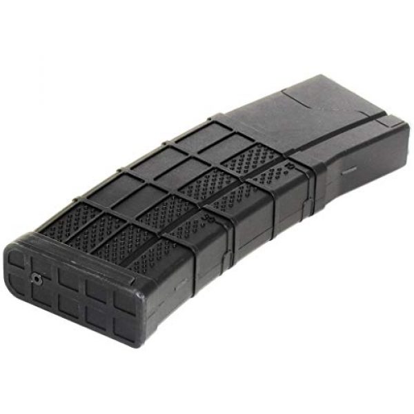 Generic Airsoft Gun Magazine 2 Airsoft Spare Parts CYMA 3pcs 140rd Long Type Plastic Waffle Mag Mid-Cap Magazine for CYMA, APS, D-Boys, JG, Golden Eagle, E&C, G&P, ICS, Classic Army, Tokyo Marui M4 M16 Series AEG Black