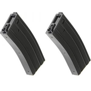 Airsoft Shopping Mall Airsoft Gun Magazine 1 Airsoft Shooting Gear APS 2pcs 300rd Hi-Cap Magazine for APS M4 M16 UAR Tokyo Marui Matrix G&P CYMA E&C D-Boys M4 M16 Series AEG Black