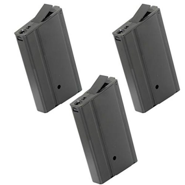 Generica Airsoft Gun Magazine 1 Airsoft Spare Parts CYMA 3pcs 400rd Hi-Cap Mag Magazine for CYMA Tokyo Marui M14 Series AEG Black