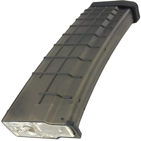 SportPro Airsoft Gun Magazine 6 SportPro CYMA 330 Round Polymer Bulgarian High Capacity Magazine for AEG AK47 AK74 3 Pack Airsoft - Transparent