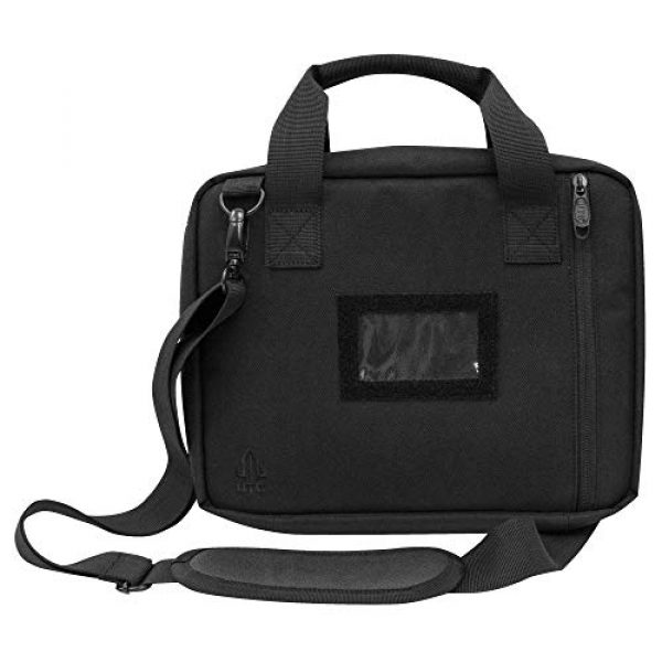 UTG Pistol Case 1 UTG Competition Shooter's Double Pistol Case, Black