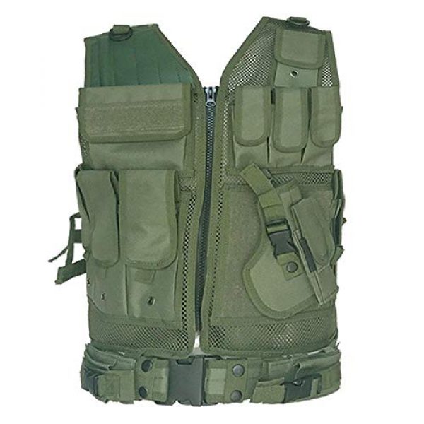 BGJ Airsoft Tactical Vest 6 BGJ Tactical Vest Airsoft Paintball Vests Molle Combat Assault Men Army CS Hunting Vest Camping Hiking Accessories
