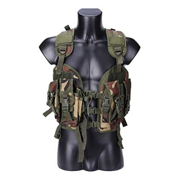 Shefure Airsoft Tactical Vest 6 Shefure The Seal Men Tactical Hunting Armor Vest Combat CS Wargame Military Camouflage Waterproof Water Bag Pouches Tactical Gear