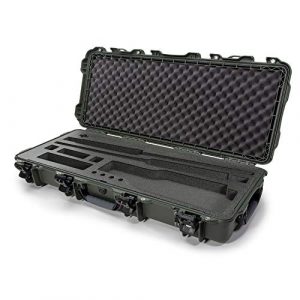Nanuk Rifle Case 1 Nanuk 985 Waterproof Hard Case with Wheels and Foam Insert for Shotguns - Olive