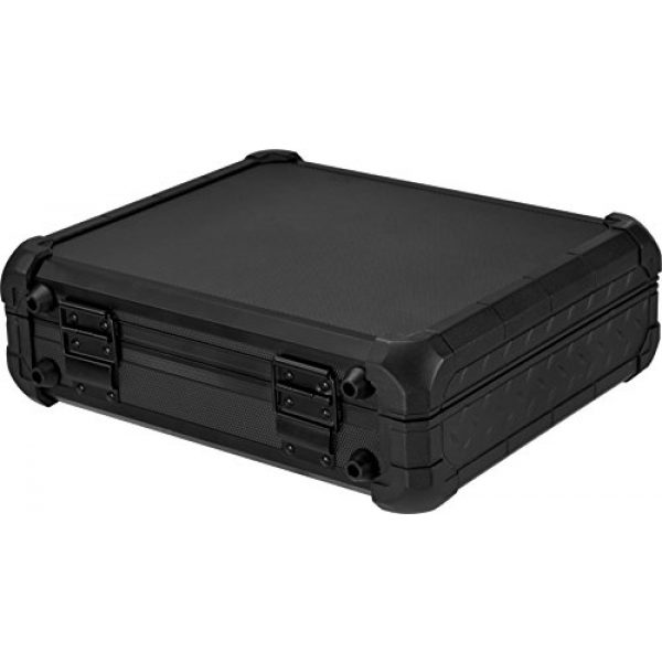 BARSKA Pistol Case 4 Loaded Gear AX-50 Hard Case, Medium, Black by BARSKA