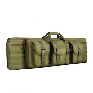 Feastoria Rifle Case 1 Feastoria Tactical Double Long Soft Rifle Case, Transportation Carbine Gun Bag with Adjustable Shoulder Rifle Bag - 36"